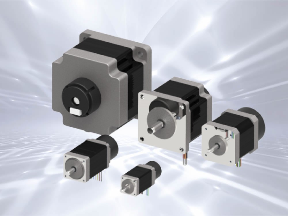 5PHASE Step motor with attached encoder model